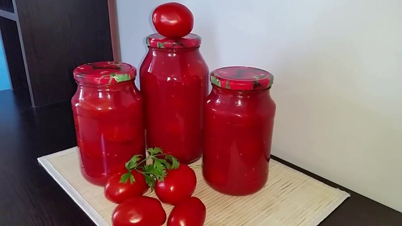 помидоры в томатном соке