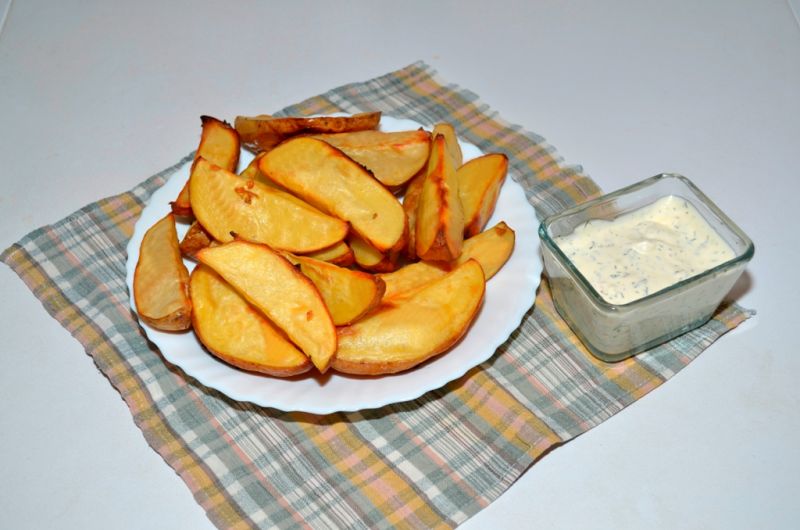 картофель по-деревенски